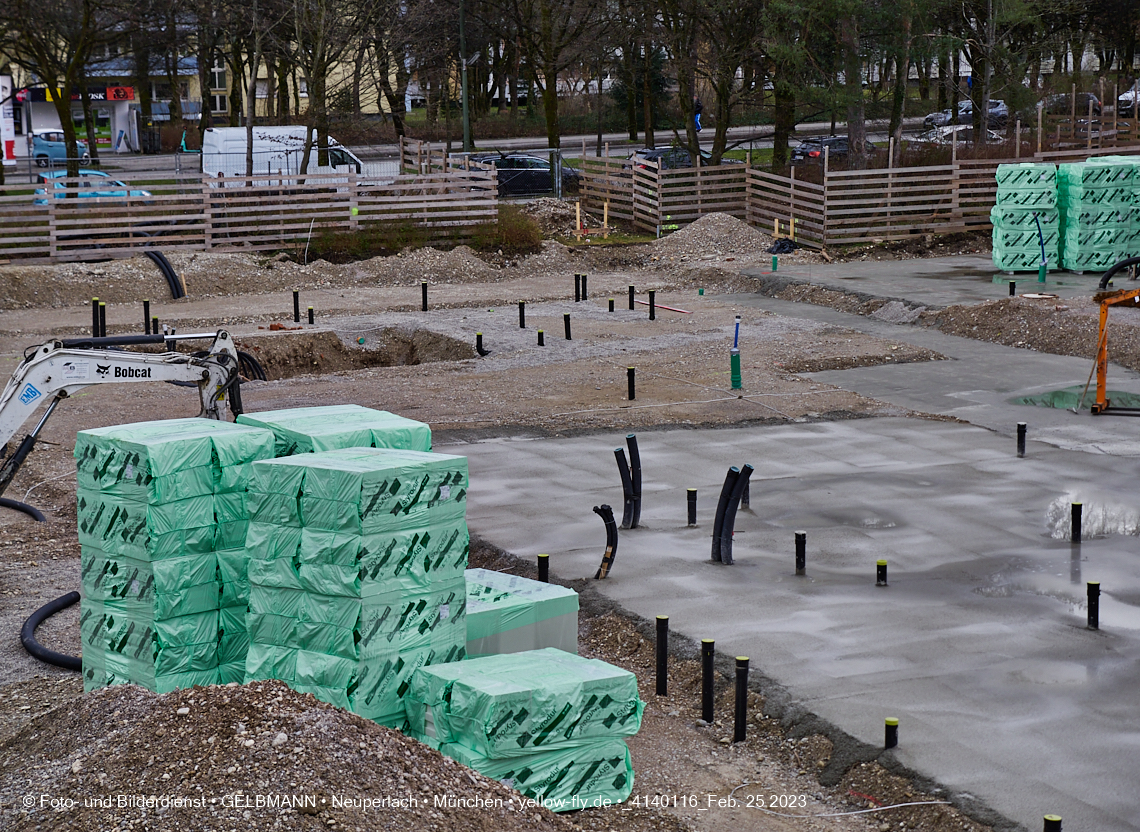 25.02.2023 -  Baustelle Haus für Kinder in Neupelach Quiddestraße 3